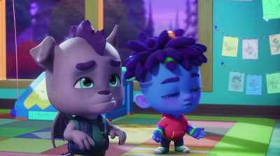 I thought you said we were supposed
to take it easy with our powers. - Super Monsters: The New Class