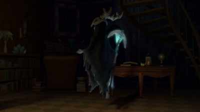 -I thought you set this place ablaze.
-Merlin's magic is powerful. - Wizards: Tales of Arcadia