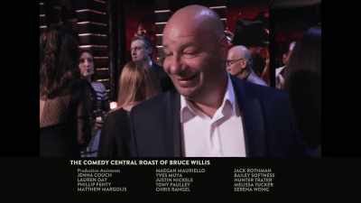 I thought something was gonna
dislocate my jaw - Comedy Central Roast of Bruce Willis