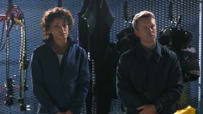 I thought the golden rule was
"Never dive without a buddy." - NCIS: Sydney