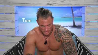 I thought we were all
happy days until last night, - Love Island