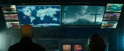 Jonah I thought we were going to release them graduallyOne at a timeI'm not the one doing thisLong live the kingpeople shouting on monitorsYou're a monster - Godzilla: King of the Monsters