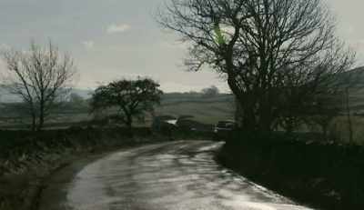 I thought we'd try and avoid the
A roads, right, and go up the B6255 - The Trip
