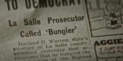 I thought, "Well, hell,
as long as I'm the goat, - The Murders at Starved Rock