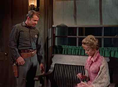 I thought you went to the barn raising. - Seven Ways from Sundown
