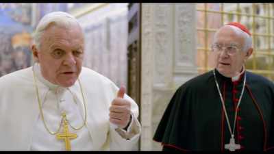 I thought, "What if at the next conclave, - The Two Popes