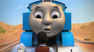 I thought they would have
sent a bigger engine. - Thomas & Friends: Big World! Big Adventures! The Movie