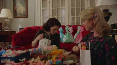 - I thought you were doing gum.
- And you're putting - The Marvelous Mrs. Maisel