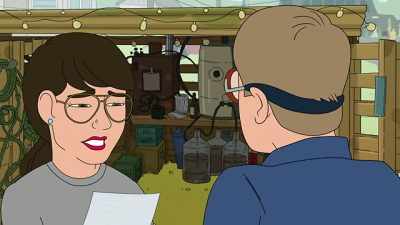 I thought that you said this was just
"one backyard builder to another"? - Trailer Park Boys: The Animated Series