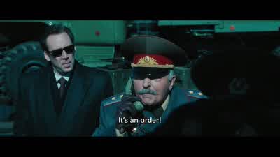 I thought you were supposed to be watching out for these peopleHow can I You keep selling my helicoptersYou are too greedy YuriI can't hold him foreverI've got paperwork Not for the gunshipsYou know the penalty for sanction bustingSelling the military - Lord of War