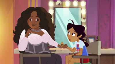 I throw my hair
Checking my nails - The Proud Family: Louder and Prouder