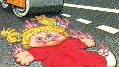 I had time limits on myself
and in drawing these things - 30 Years of Garbage: The Garbage Pail Kids Story