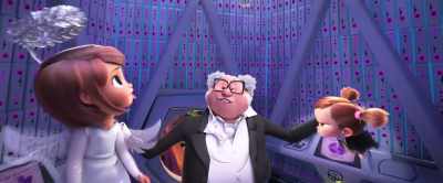 -I had to cut costs someplace.
-(both grunt) - The Boss Baby: Family Business