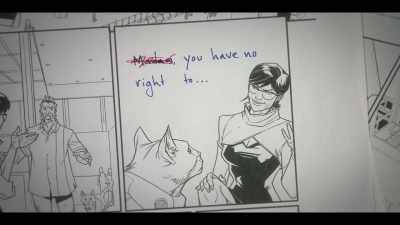 I had to explain to Chris
how talking cats work in my mind. - Marvel's 616
