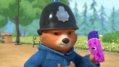 I had to help PC Wells find the litterbug. - The Adventures of Paddington