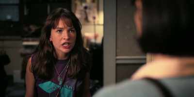 -I had to tie my shoe.
-You cannot come here - Girlboss