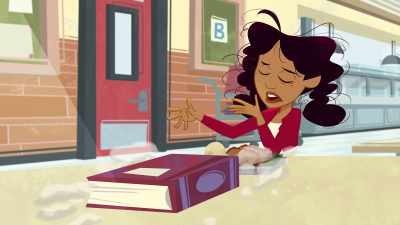 I had to write an essay
about using a salad fork. - The Proud Family: Louder and Prouder