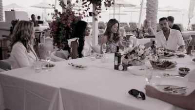 I told her,
if half-halfway in, - The Real Housewives of Dubai