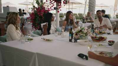 I told her,
if half-halfway in, - The Real Housewives of Dubai