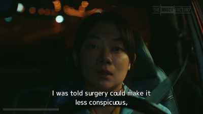 I was told surgery could make it
less conspicuous, - Drive My Car