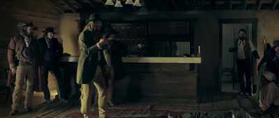 I told you to toss 'em.
Not hurl them all over hell, - Outlaw Johnny Black