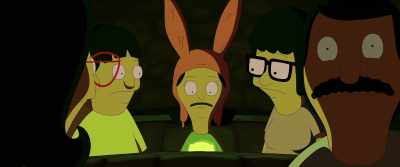 I was too scared
to go in the hole, - The Bob's Burgers Movie