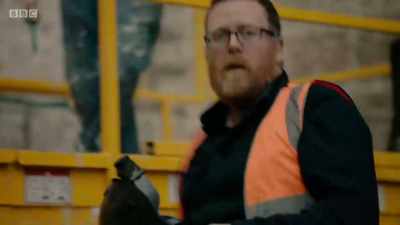 I took my helmet off for the bit
where it was most likely - Frankie Boyle's Tour of Scotland