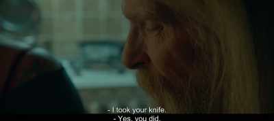 - I took your knife.
- Yes, you did. - The Most Beautiful Boy in the World