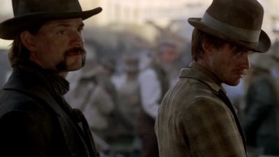 I took the badge off myself once... - Deadwood