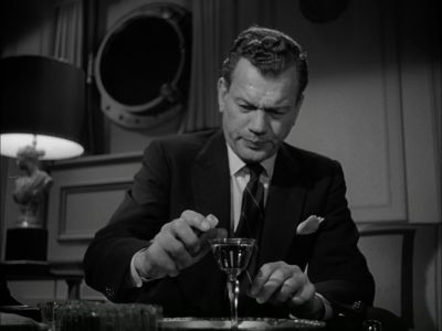 I tried to pour the bottle - A Blueprint for Murder