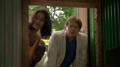 I tried the door but it wouldn't open. - Death in Paradise