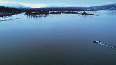 I was trying to get up,
up this little slough, - Life Below Zero: First Alaskans