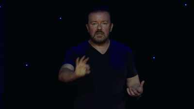 I tweet the details, - Ricky Gervais: Humanity