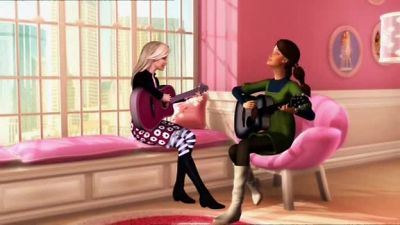 Two voices
One song - Barbie and the Diamond Castle