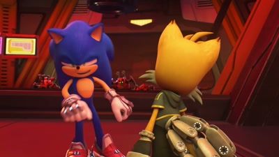 I, uh...
I know you're not really a hugger. - Sonic Prime