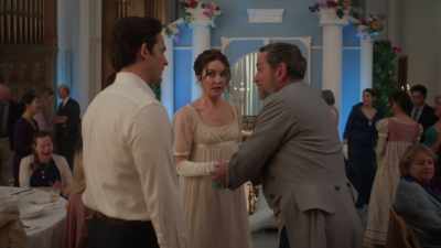 I understand congratulations
are in order. - Paging Mr. Darcy