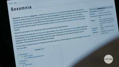 I understand you suffer
from sexomnia. - Stalked by My Doctor: A Sleepwalker's Nightmare