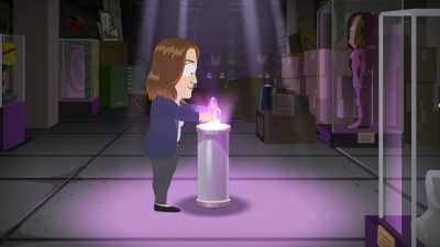I used the panderstone
to the point - South Park: Joining the Panderverse