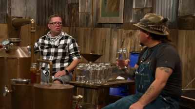 I used what was
from the apple butter - Moonshiners: Master Distiller