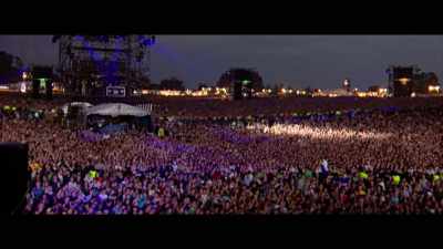 I usually drink a cup
of black coffee, - Oasis: Knebworth 1996