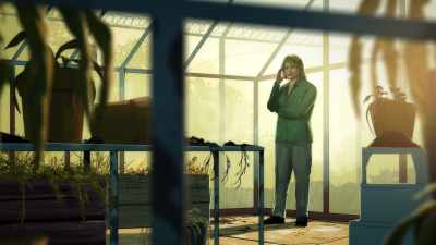 "I visited the greenhouses." - Martha