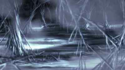 I walked through the darkness,
numb with bitter cold. - Dante's Inferno: An Animated Epic