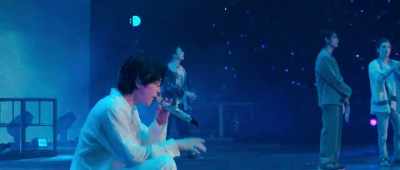 ♪ I wanna breathe
I don't like this night ♪ - BTS: Permission to Dance on Stage - LA
