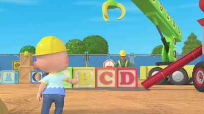 ♪ I want to build the alphabet ♪ - CoComelon Lane
