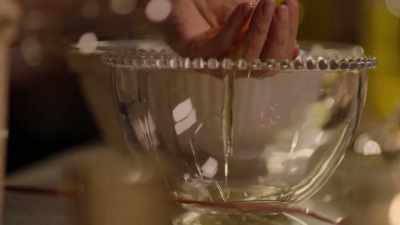 I want four eggs, separated,
so far, so traditional. - Nigella: At My Table