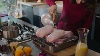 I want it to come up about 1cm. - Nigella: At My Table