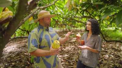 I want people to know
that chocolate is a fruit,
that it's delicious. - What Am I Eating? With Zooey Deschanel