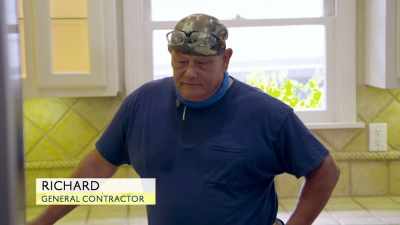 I want to see how far back
we can get the kitchen - Why the Heck Did I Buy This House?
