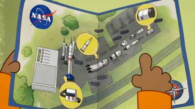 I want to see the Skylab trainer,
and the Apollo 17 command module, - Snoopy in Space