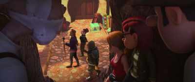 I want three teams.
Spread out and keep your eyes open. - Tad, the Lost Explorer, and the Secret of King Midas